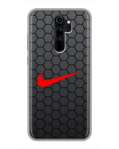 Чехол для Xiaomi Redmi Note 8 Pro с картинкой «Nike — карбоновая сетка»