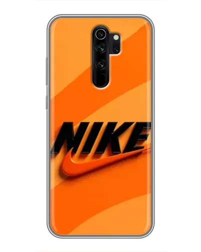 Чехол для Xiaomi Redmi Note 8 Pro с картинкой «Оранжевый драйв Nike»