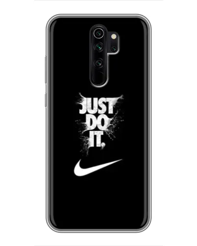 Чехол для Xiaomi Redmi Note 8 Pro с картинкой «Текстовый принт Nike»