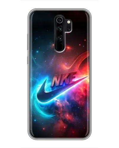 Чехол для Xiaomi Redmi Note 8 Pro с картинкой «Огненный логотип Nike»