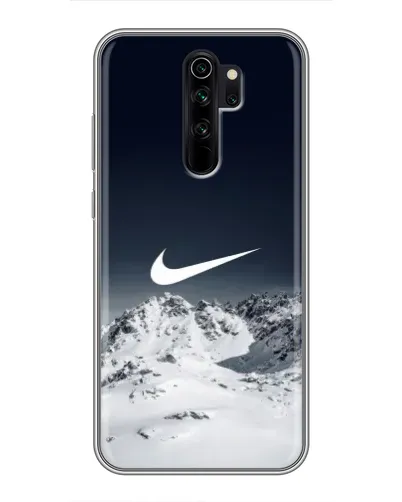Чехол для Xiaomi Redmi Note 8 Pro с картинкой «Nike — зимние горы»