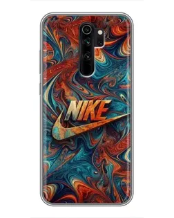 Чехол для Xiaomi Redmi Note 8 Pro с картинкой «Nike в абстракции»
