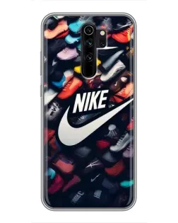 Чехол для Xiaomi Redmi Note 8 Pro с картинкой «Коллекция кроссовок Nike»