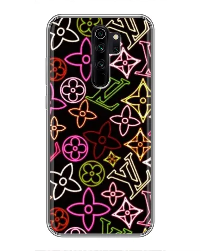 Чехол для Xiaomi Redmi Note 8 Pro с картинкой «Неоновый микс Nike»