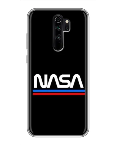 Чехол для Xiaomi Redmi Note 8 Pro с картинкой «NASA — классика Red Blue»