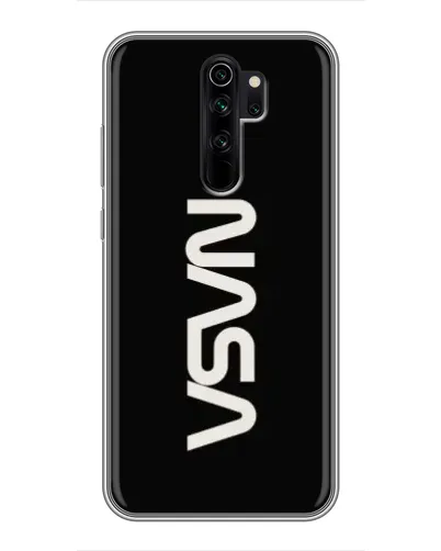 Чехол для Xiaomi Redmi Note 8 Pro с картинкой «NASA — вертикальный логотип»