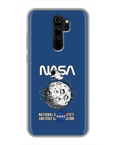 Чехол для Xiaomi Redmi Note 8 Pro с картинкой «NASA — лунная миссия»