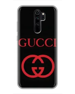 Чехол для Xiaomi Redmi Note 8 Pro с картинкой «Gucci — красный логотип» Чехол для Xiaomi Redmi Note 8 Pro с картинкой «Gucci — красный логотип»