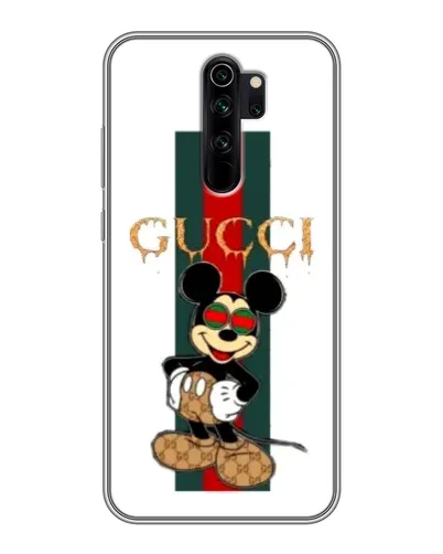 Чехол для Xiaomi Redmi Note 8 Pro с картинкой «Микки Маус Gucci — полосы» Чехол для Xiaomi Redmi Note 8 Pro с картинкой «Микки Маус Gucci — полосы»