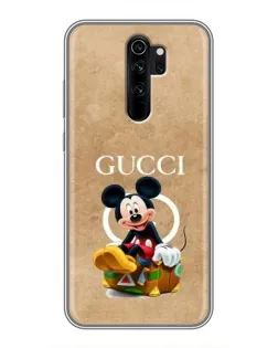 Чехол для Xiaomi Redmi Note 8 Pro с картинкой «Микки Маус Gucci — крафт» Чехол для Xiaomi Redmi Note 8 Pro с картинкой «Микки Маус Gucci — крафт»
