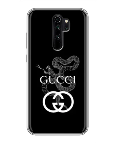 Чехол для Xiaomi Redmi Note 8 Pro с картинкой «Gucci — серебряная змея» Чехол для Xiaomi Redmi Note 8 Pro с картинкой «Gucci — серебряная змея»
