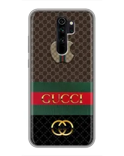 Чехол для Xiaomi Redmi Note 8 Pro с картинкой «Gucci — брендированный десерт» Чехол для Xiaomi Redmi Note 8 Pro с картинкой «Gucci — брендированный десерт»
