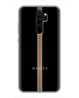 Чехол для Xiaomi Redmi Note 8 Pro с картинкой «Gucci — строгая линия» Чехол для Xiaomi Redmi Note 8 Pro с картинкой «Gucci — строгая линия»