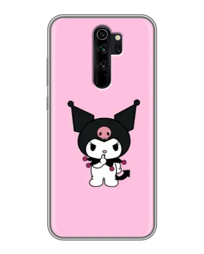 Чехол для Xiaomi Redmi Note 8 Pro с картинкой «Kuromi — розовая нежность»