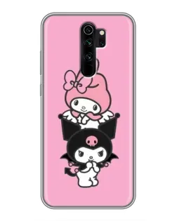 Чехол для Xiaomi Redmi Note 8 Pro с картинкой «My Melody и Kuromi» Чехол для Xiaomi Redmi Note 8 Pro с картинкой «My Melody и Kuromi»