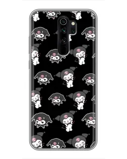 Чехол для Xiaomi Redmi Note 8 Pro с картинкой «Черный паттерн Kuromi» Чехол для Xiaomi Redmi Note 8 Pro с картинкой «Черный паттерн Kuromi»