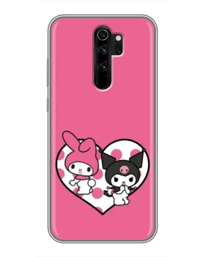 Чехол для Xiaomi Redmi Note 8 Pro с картинкой «Kuromi и My Melody»