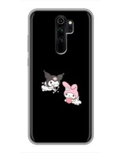 Чехол для Xiaomi Redmi Note 8 Pro с картинкой «My Melody и Kuromi» Чехол для Xiaomi Redmi Note 8 Pro с картинкой «My Melody и Kuromi»