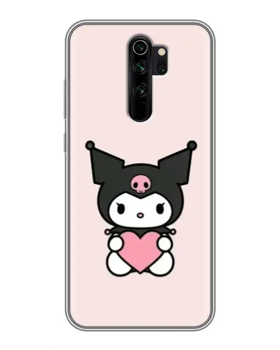 Чехол для Xiaomi Redmi Note 8 Pro с картинкой «Kuromi и сердце»