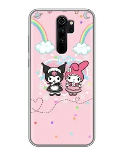 Чехол для Xiaomi Redmi Note 8 Pro с картинкой «My Melody и Kuromi» Чехол для Xiaomi Redmi Note 8 Pro с картинкой «My Melody и Kuromi»
