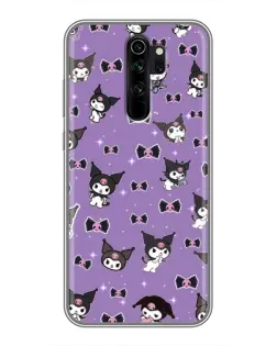 Чехол для Xiaomi Redmi Note 8 Pro с картинкой «Kuromi — паттерн» Чехол для Xiaomi Redmi Note 8 Pro с картинкой «Kuromi — паттерн»