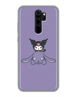 Чехол для Xiaomi Redmi Note 8 Pro с картинкой «Kuromi на лиловом фоне» Чехол для Xiaomi Redmi Note 8 Pro с картинкой «Kuromi на лиловом фоне»