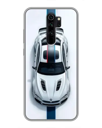 Чехол для Xiaomi Redmi Note 8 Pro с картинкой «Вид сверху — BMW M»