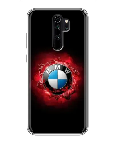 Чехол для Xiaomi Redmi Note 8 Pro с картинкой «Логотип BMW — вспышка»