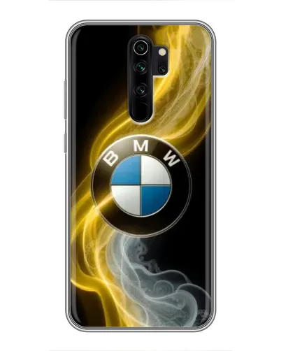 Чехол для Xiaomi Redmi Note 8 Pro с картинкой «Золотистый дым BMW»