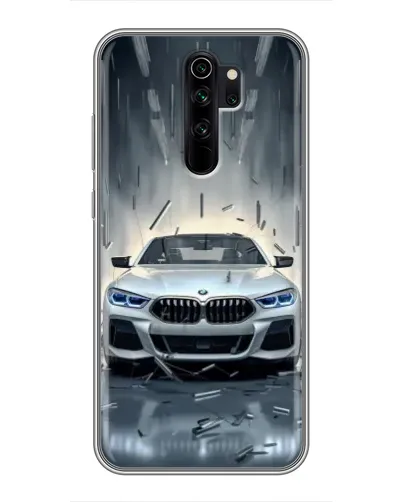 Чехол для Xiaomi Redmi Note 8 Pro с картинкой «BMW в свете фар»