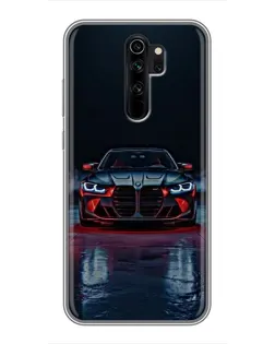 Чохол для Xiaomi Redmi Note 8 Pro з картинкою «BMW на мокрій дорозі»