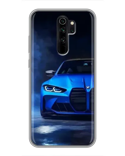 Чехол для Xiaomi Redmi Note 8 Pro с картинкой «Голубая BMW M4»