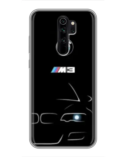 Чехол для Xiaomi Redmi Note 8 Pro с картинкой «Минималистичный принт BMW M3»