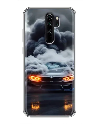Чехол для Xiaomi Redmi Note 8 Pro с картинкой «BMW в дыму»