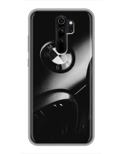 Чохол для Xiaomi Redmi Note 8 Pro з картинкою «Емблема BMW — макро»