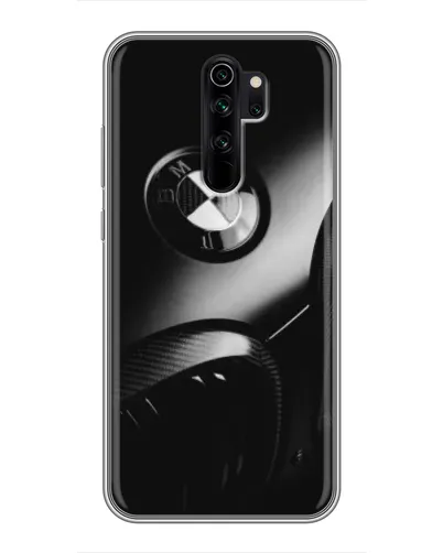 Чехол для Xiaomi Redmi Note 8 Pro с картинкой «Эмблема BMW — макро»