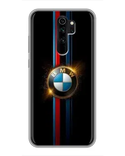 Чохол для Xiaomi Redmi Note 8 Pro з картинкою «BMW M-Power неон»
