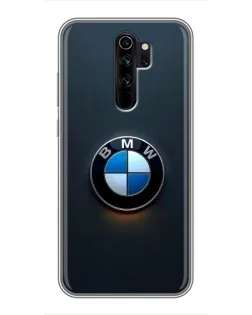 Чохол для Xiaomi Redmi Note 8 Pro з картинкою «Логотип BMW — мінімалізм»