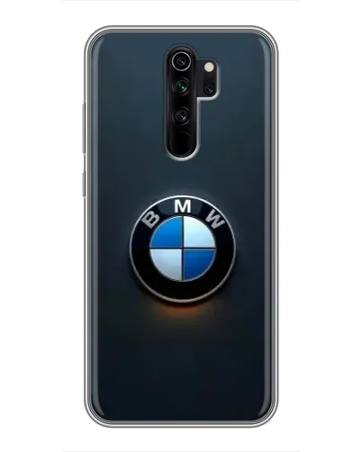 Чехол для Xiaomi Redmi Note 8 Pro с картинкой «Логотип BMW — минимализм»