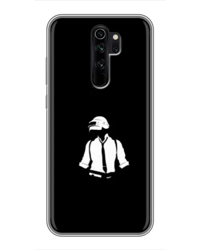 Чехол для Xiaomi Redmi Note 8 Pro с картинкой «PUBG — белый шлем»