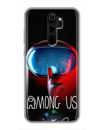 Чехол для Xiaomi Redmi Note 8 Pro с картинкой «Красный импостер — макро» Чехол для Xiaomi Redmi Note 8 Pro с картинкой «Красный импостер — макро»