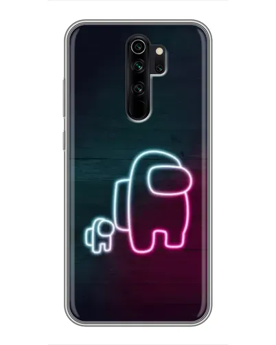 Чехол для Xiaomi Redmi Note 8 Pro с картинкой «Among Us неон-арт» Чехол для Xiaomi Redmi Note 8 Pro с картинкой «Among Us неон-арт»