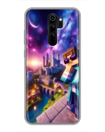 Чехол для Xiaomi Redmi Note 8 Pro с картинкой «Стив и космос»