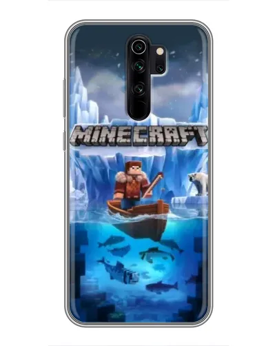Чехол для Xiaomi Redmi Note 8 Pro с картинкой «Minecraft ледяной мир»