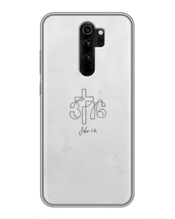 Чехол для Xiaomi Redmi Note 8 Pro с картинкой «Иоанна 3:16 Крест» Чехол для Xiaomi Redmi Note 8 Pro с картинкой «Иоанна 3:16 Крест»