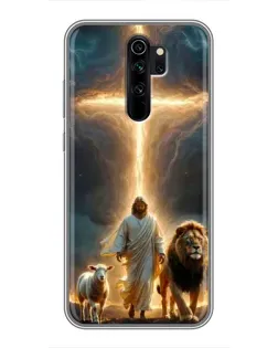 Чехол для Xiaomi Redmi Note 8 Pro с картинкой «Лев Иуды и Свет» Чехол для Xiaomi Redmi Note 8 Pro с картинкой «Лев Иуды и Свет»