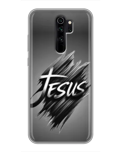 Чехол для Xiaomi Redmi Note 8 Pro с картинкой «Надпись Jesus Graffiti» Чехол для Xiaomi Redmi Note 8 Pro с картинкой «Надпись Jesus Graffiti»