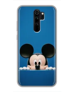 Чехол для Xiaomi Redmi Note 8 Pro с картинкой «Микки выглядывает» Чехол для Xiaomi Redmi Note 8 Pro с картинкой «Микки выглядывает»