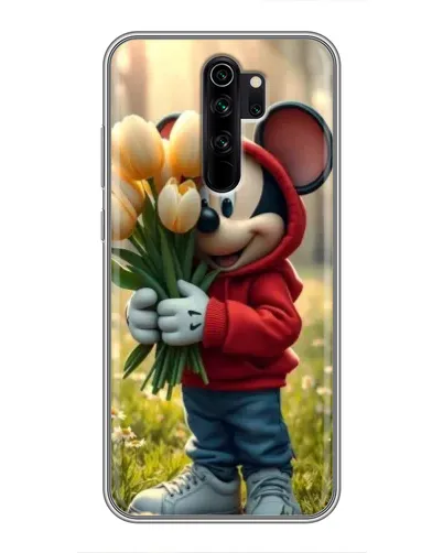 Чехол для Xiaomi Redmi Note 8 Pro с картинкой «Микки с тюльпанами» Чехол для Xiaomi Redmi Note 8 Pro с картинкой «Микки с тюльпанами»