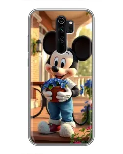 Чехол для Xiaomi Redmi Note 8 Pro с картинкой «Микки садовод» Чехол для Xiaomi Redmi Note 8 Pro с картинкой «Микки садовод»